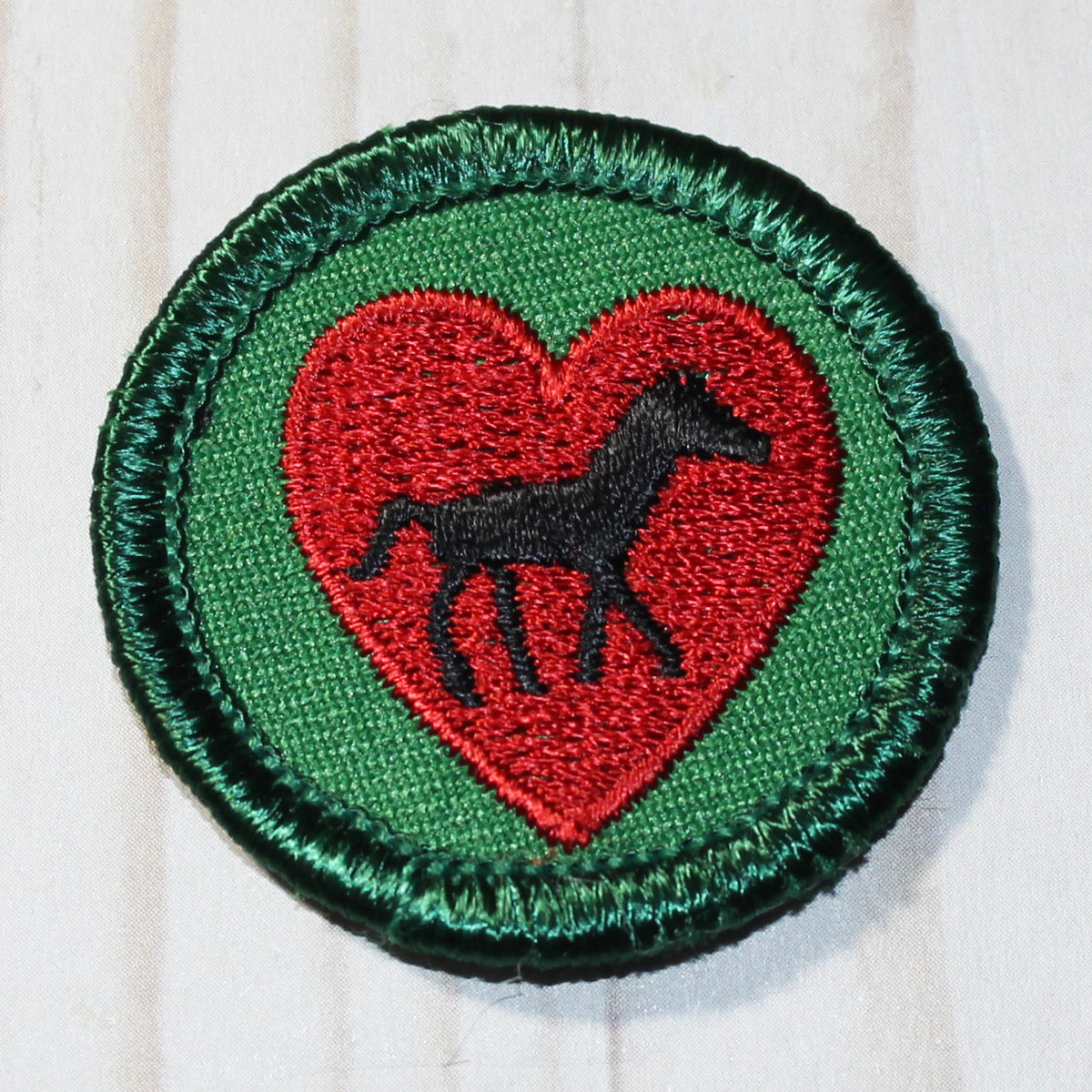 Horse Fan (Green Border)