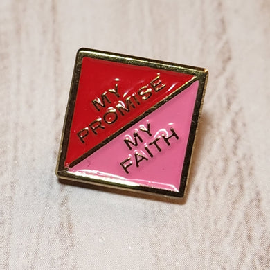 Cadette My Promise My Faith Pin