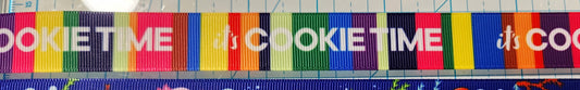 It's Cookie Time Striped Ribbon