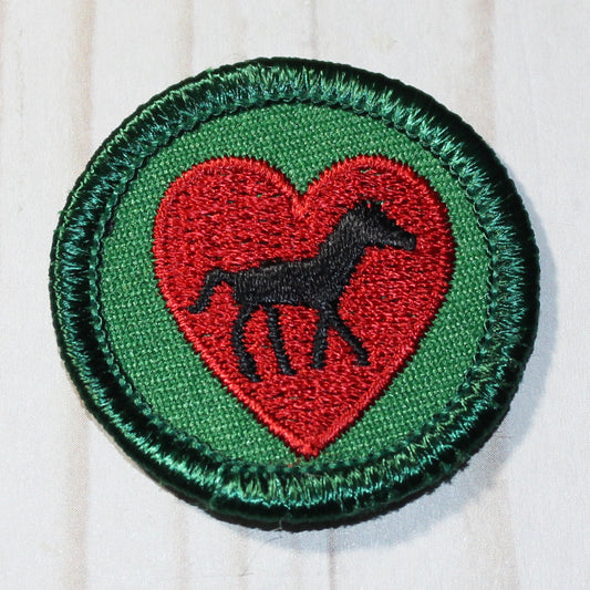 Horse Fan (Green Border)