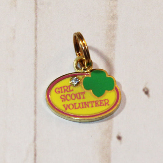 Girl Scout Volunteer Charm - Gold