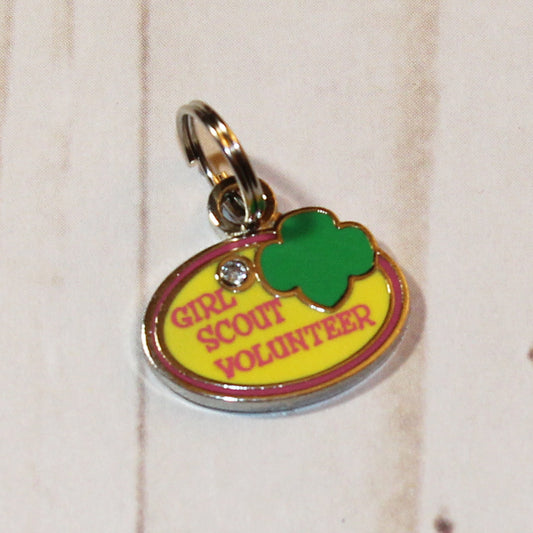 Girl Scout Volunteer Charm - Silver
