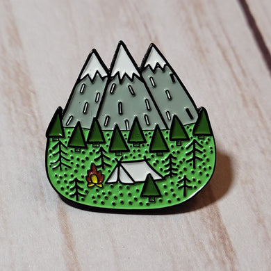 Camping Pin