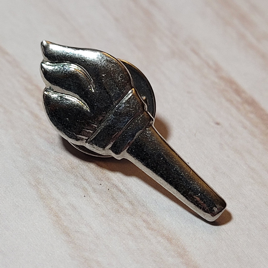 Silver Leadership Torch Pin