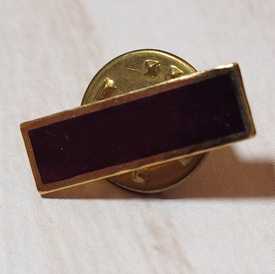 Community Service Bar Pin - Purple - Flat