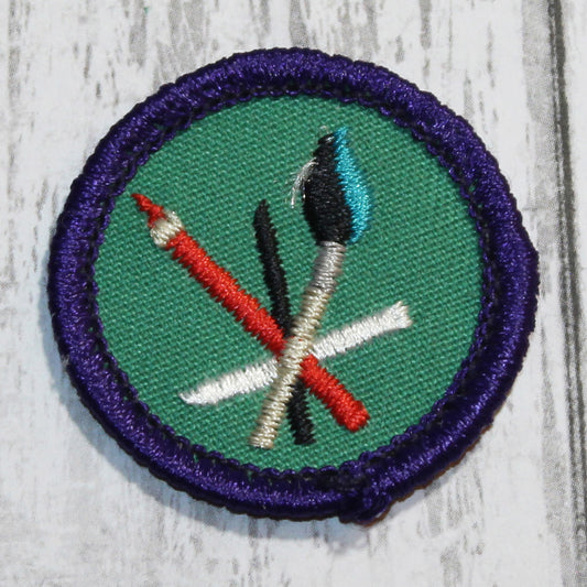 Drawing And Painting (Purple Border)